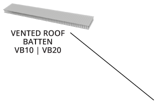 Vented ROOF Batten VB10 | VB20