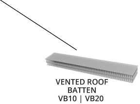 Vented WALL Batten VB10 | VB20